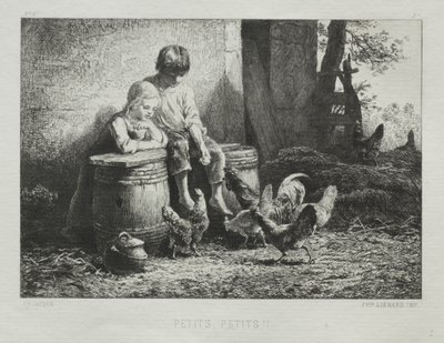 Malý malý. od Charles Emile Jacque