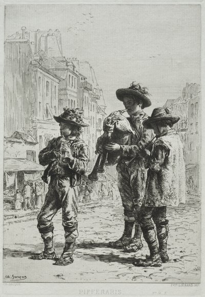 Pifferaris od Charles Emile Jacque