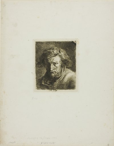 Portrét umělce od Charles Emile Jacque