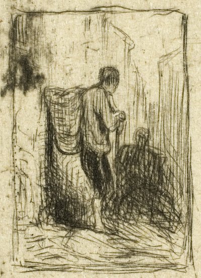 Sběrač hadrů od Charles Emile Jacque