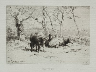 Ovce, 1868. od Charles Emile Jacque