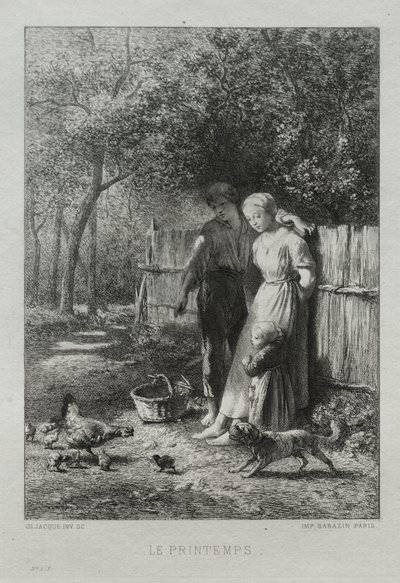 Jaro. od Charles Emile Jacque