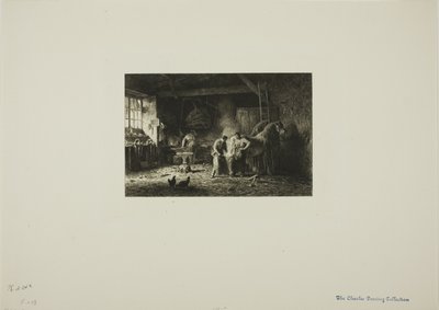 Obchod s kovářskými potřebami od Charles Emile Jacque