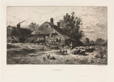 Hamlet od Charles Emile Jacque