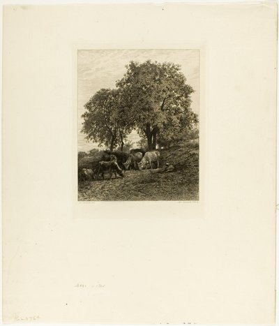 Zbytek od Charles Emile Jacque