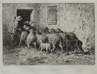 Návrat od Charles Emile Jacque