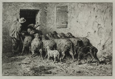 Návrat od Charles Emile Jacque