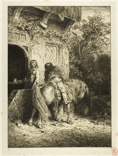 Jezdec od Charles Emile Jacque