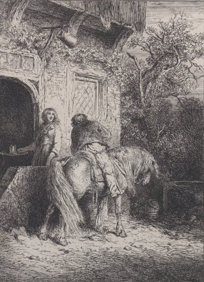 Jezdec, ca. 1845. od Charles Emile Jacque