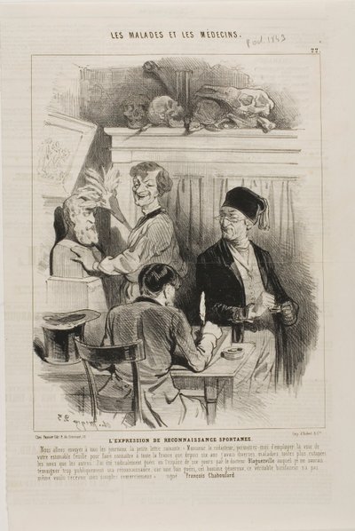 Nevyžádaný výraz vděčnosti (deska 22) od Charles Emile Jacque