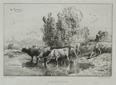 Napajedlo od Charles Emile Jacque