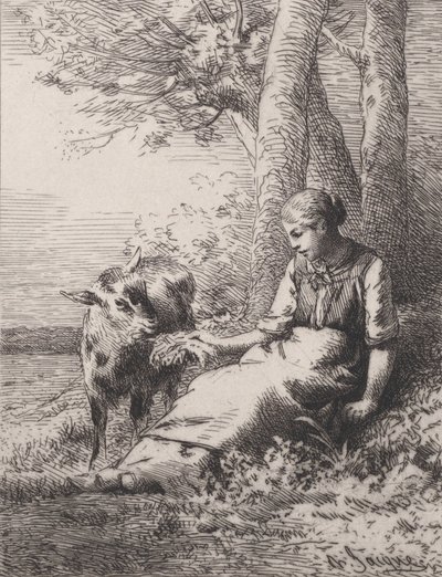 Přátelství, 1867., 1867. od Charles Emile Jacque