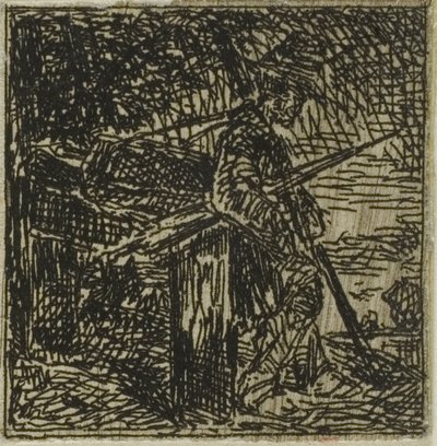 Tulák od Charles Emile Jacque