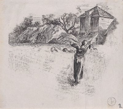 Žena nesoucí snop, ca. 1853. od Charles Emile Jacque