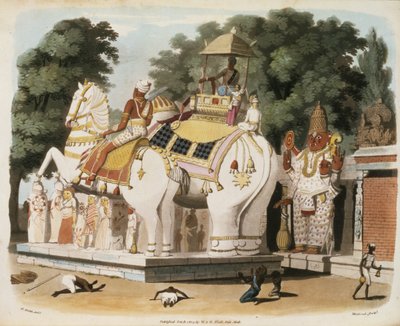 Domorodci vzdávají hold svému vládci, vyryl Thomas Medland (1755-1823) 1803 od Charles Emilius Gold