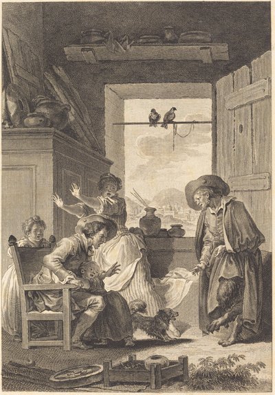 Belphegor od Charles Emmanuel Patas and Antoine Jean Duclos after Jean Honoré Fragonard