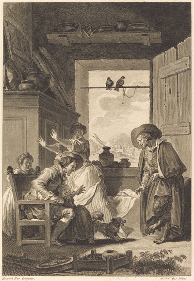 Belphegor od Charles Emmanuel Patas and Antoine Jean Duclos after Jean Honoré Fragonard
