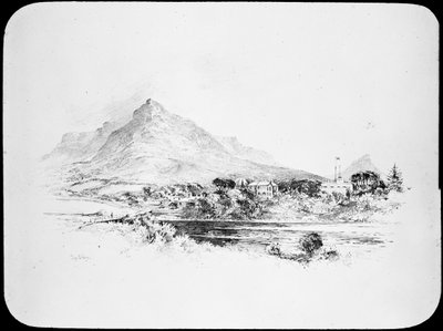 Astronomická skleněná deska s diagramem Královské observatoře na mysu Dobré naděje (skleněný negativ) od Charles Ernest Peers