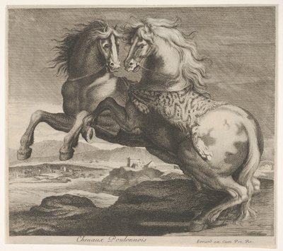 Chevaux Poulonnous. od Charles Errard le fils