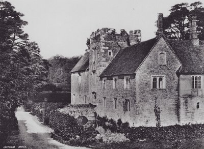 Ightham Mote (černobílá fotografie) od Charles Essenhigh Corke