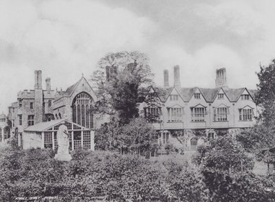 Knole, východní fronta (č/b foto) od Charles Essenhigh Corke