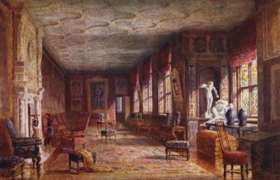 Knole House: (barevná litografie) od Charles Essenhigh Corke