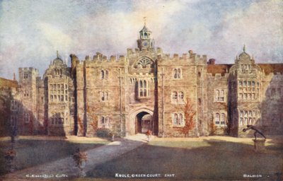 Knole House: (barevná litografie) od Charles Essenhigh Corke