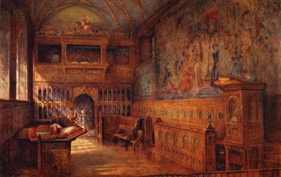 Knole House: (barevná litografie) od Charles Essenhigh Corke