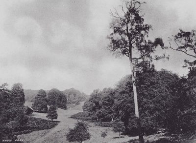 Park Knole (čb fotografie) od Charles Essenhigh Corke
