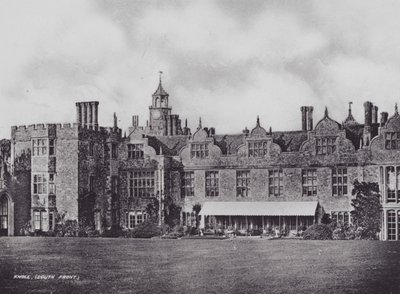 Knole, jižní fronta (č/b foto) od Charles Essenhigh Corke