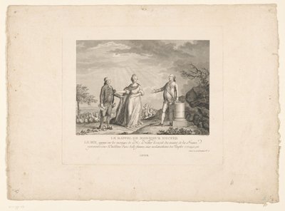 Návrat Jacquese Neckera, 1788 Le reminiscence de Monsieur Necker (název na objektu) od Charles Etienne Gaucher
