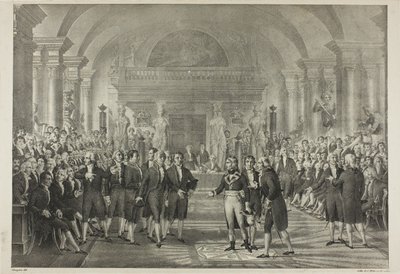 Napoleon v Poslanecké sněmovně, z politického a vojenského života Napoleona od Charles Etienne Pierre Motte