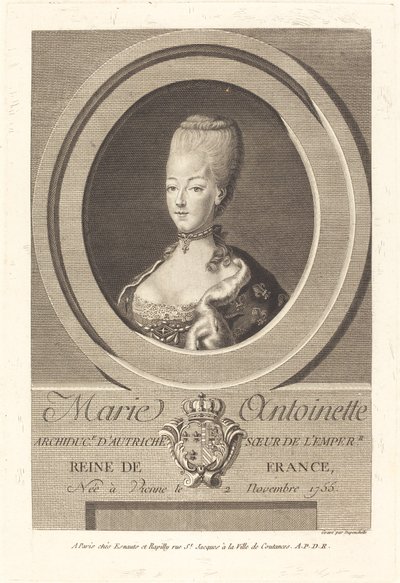 Marie Antoinetta od Charles Eugene Duponchel