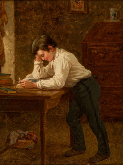 Čtení malého chlapce od Charles F. Blauvelt