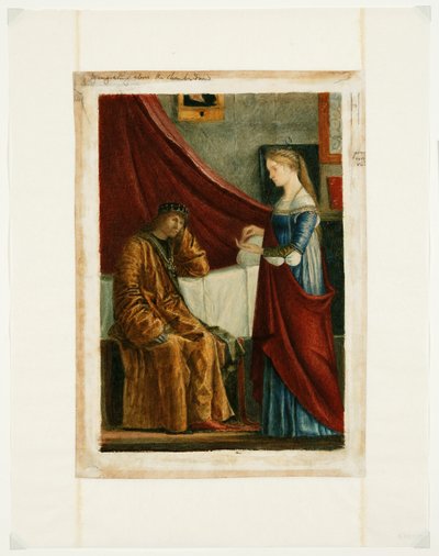 Královský souhlas po Carpacciu od Charles Fairfax Murray