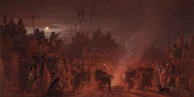 Buffalo Dance od Charles Ferdinand Wimar