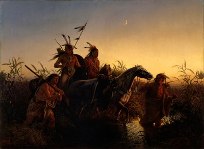 Nabíječka v zajetí od Charles Ferdinand Wimar