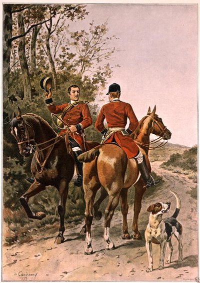 Rendez-Vous, vyrytý Rougeron-Vignerot, 1892 od Charles Fernand de Condamy