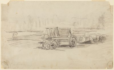 Farmářský vůz od Charles Francois Daubigny