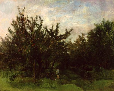 Jablečný sad od Charles Francois Daubigny
