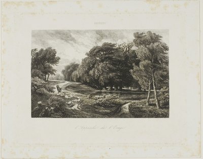 Blížící se bouře od Charles Francois Daubigny