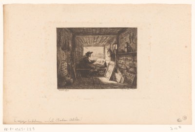 Ateliér umělce Le bateau-atelier Série s krajinami a událostmi kolem vody (název série) Plavba na lodi od Charles Francois Daubigny