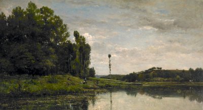 Banks of the Oise v Auvers od Charles Francois Daubigny