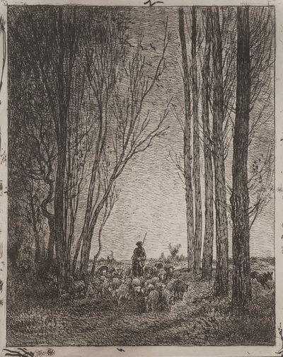 Shromáždění v Hejnu od Charles Francois Daubigny
