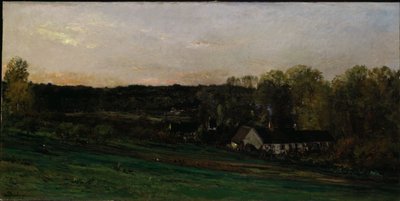 Dům matky Bazot, 1874 od Charles Francois Daubigny