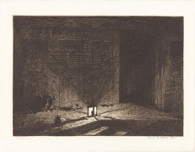 Interiér hostince (Interieur d