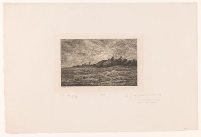Krajina s pasoucím se dobytkem a králíky Le pre des Graves ve Villerville od Charles Francois Daubigny