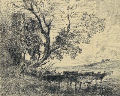 Le Gué od Charles Francois Daubigny