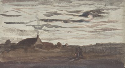 Moonlight, ca. 1860. od Charles Francois Daubigny