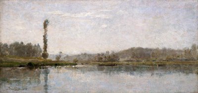 „Ráno na Oise, Auvers“, 1837-1878 od Charles Francois Daubigny